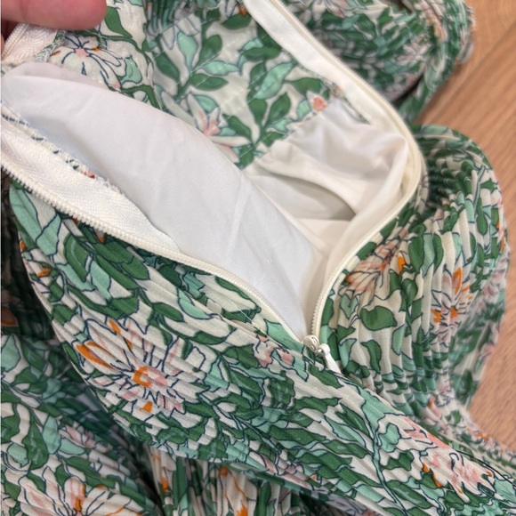 NEW Lulus Green Floral Long Sleeve Dress | Size L | NWT - Picture 9 of 9